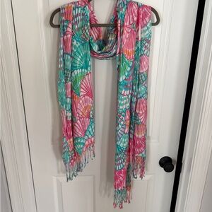 Lilly Pulitzer Shell Patterned Scarf